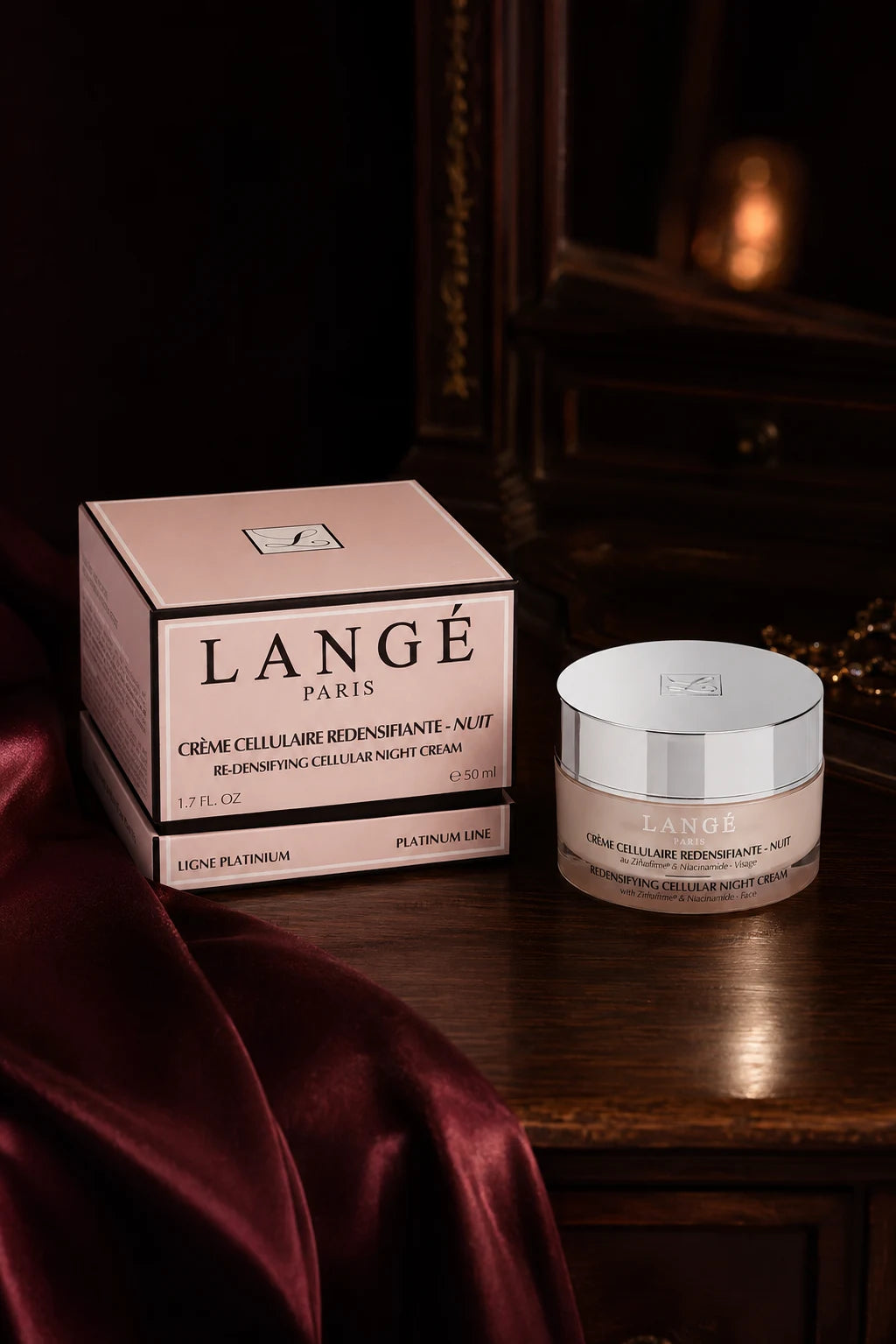Crème de nuit cellulaire redensifiante — détail du produit