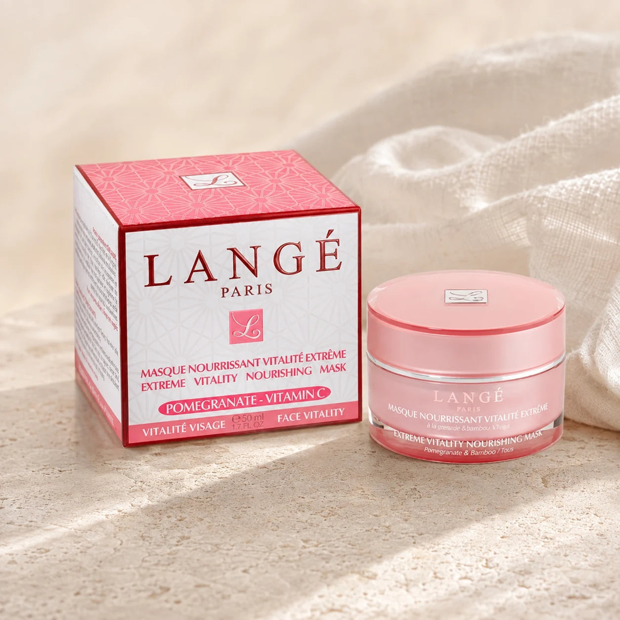 Masque Nourrissant Vitalité Extrême — mise en scène