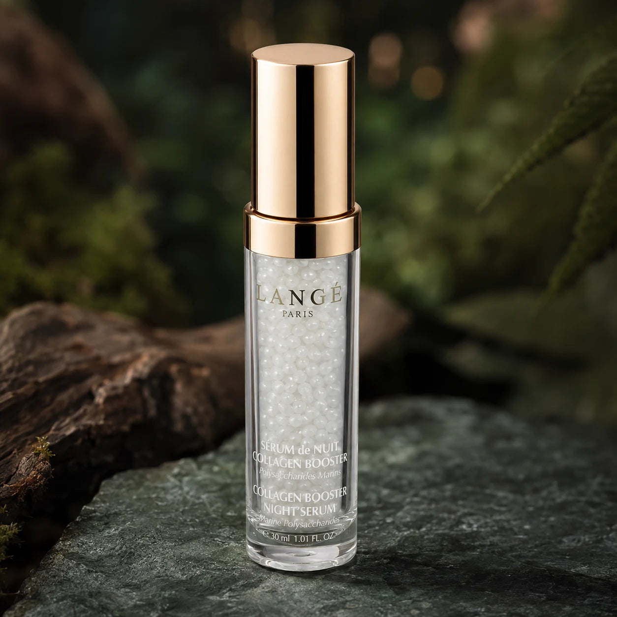 Serum na noc Collagen Booster — zbliżenie na opakowanie
